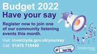 Budget consultation and listening events 2022